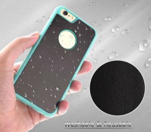 Anti gravity phone bag case for iphone x iphone8 iphone7 iphone6s plus tpu frame magical nano suction