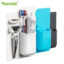Mighty Silicone Toothbrush Toothpaste Holder Storage For Bathroom
