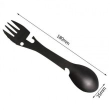 5 in 1 multi-functional outdoor tools stainless steel camping survival  kit