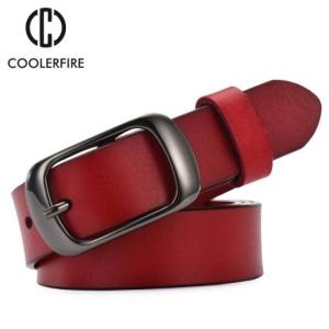 Women’s strap casual all-match genuine leather jeans belt WH001