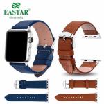 Eastar 3 kleur hot ferkeapje learen horloazjeband foar Apple Watch Band Series 3/2/1 Sportarmband 42 mm 38 mm Strap foar iwatch 4 Band