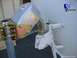 Installing a motorized satellite system with an hh-mount motor, diseqc & usals compatible motors