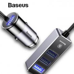 Pengisi Daya Mobil Cepat Baseus 4 USB...
