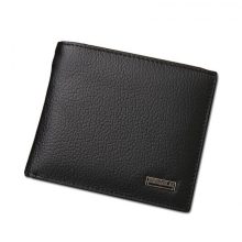 Bi-fold genuine leather wallet for men