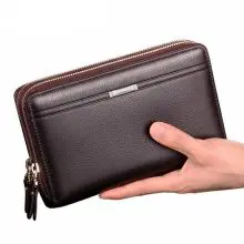 Men’s Long Wallets With Coin Pocket...