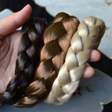 Fashion Bohemian Wigs Braid Thick Wide Headband Popular Fashion Hair Accessories