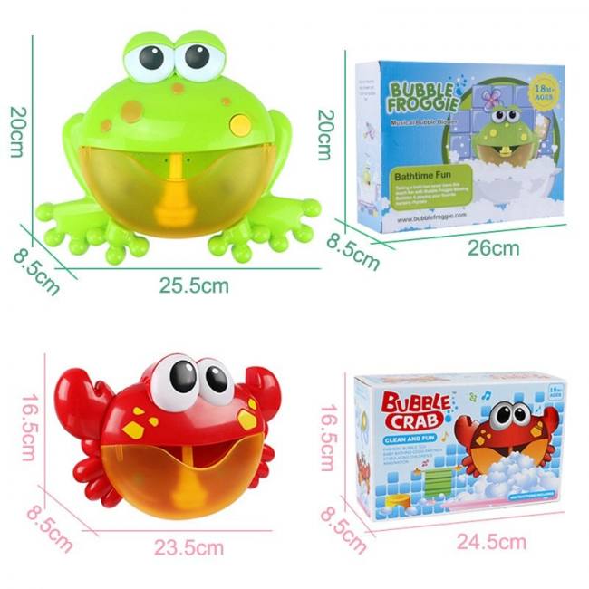bubble frog bath