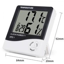 Indoor digital thermometer hygrometer temperature humidity meter htc-1