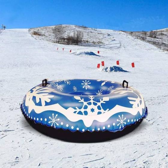 120cm 47” pvc inflatable adults thick snow boarding tube with handles