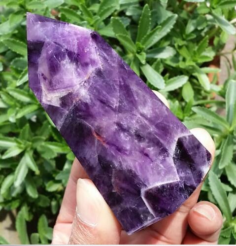 100% natural dream amethyst quartz crystal gem stone wand