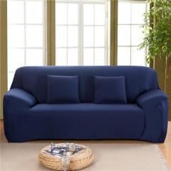 Warna Solid Elastis Sofa Cover...