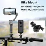 Bicycle Bike Clamp Mount Holder Clip for OSMO and Other Action Cameras