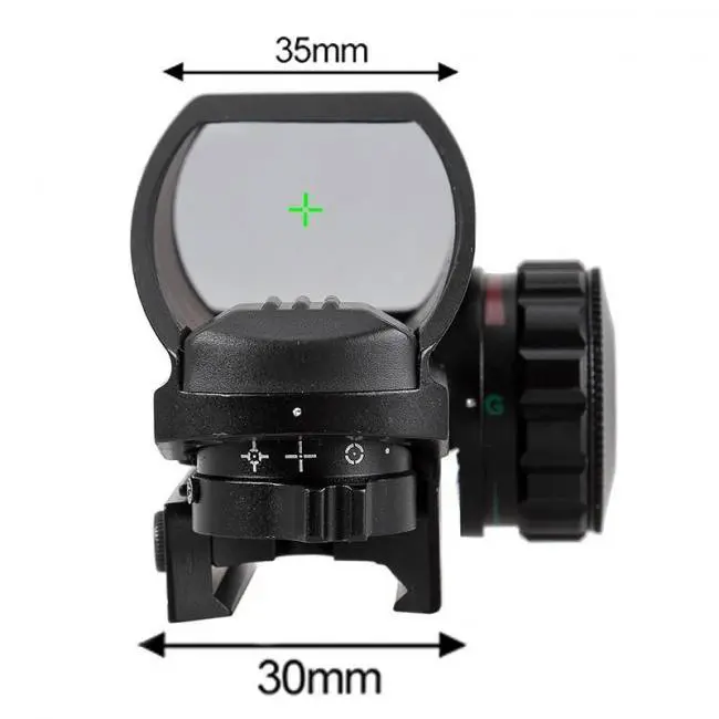 Tactical reflex red green laser 4 reticle holographic projected dot sight scope airgun sight hunting 11mm/20mm rail mount ak