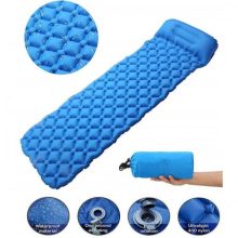 Outdoor Inflatable Sleeping Pad Air Cushion Camping Mat with Pillow
