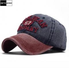 [诺斯伍德]高品质纯棉水洗棒球帽男士夏季爸爸帽子嘻哈帽骨戈拉斯·帕拉·亨布雷女士帽
