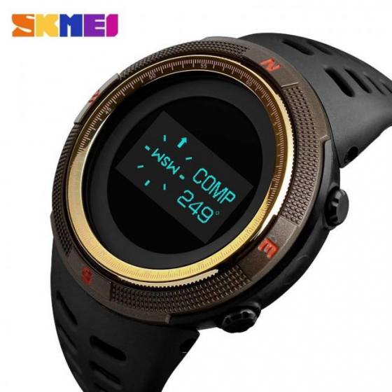 Men’s watches pedometer calorie digital sport watch men compass thermometer  wrist watch outdoor relojes para hombre skmei 2018