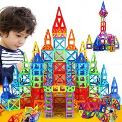 184pcs-110pcs Mini Magnetic Designer Construction Set Model  Building Toy Plastic Blocks Educational