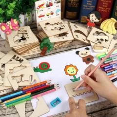 100 پی سی ایس بیبی ڈرائنگ کھلونے رنگنے بورڈ بچوں کے تخلیقی ڈوڈلس ابتدائی سیکھنے کی تعلیم