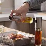 Vinegar Olive Oil Glass Sprayer Dispenser Bottle for Salad BBQ Cooking