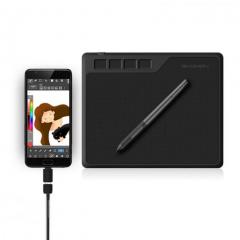 Batteryfrije pen stipe Android Windows Mac digitale grafyske tablet foar tekenjen