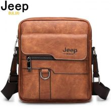 JEEP BULUO Luxury Men Messenger Bags Crossbody Leather