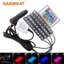 Car RGB LED Strip Lights Styling Decorative Atmosphere Lamps ...