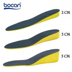 Height Increase Insoles 2/3/5 Cm Up Invisible Arch Support Orthopedic Insoles Shock Absorption