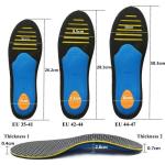 Eva Orthopedic Insoles Orthotics Flat Foot Health Sole Pad Sh...