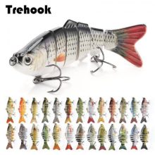 Sinking Wobblers Fishing Lures 10cm 17.5g 6 Multi Jointed Swimbait Hard Artificial Bait