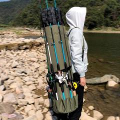 Portable Multifunction Nylon Fishing Bag Rod Tackle Tools Storage