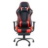 Office Racing Reclining Swivel Gaming Chair PU Leather Armchair with Footrest
