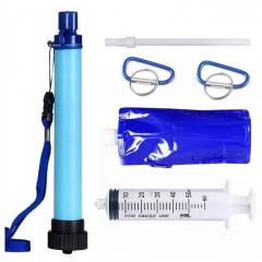 Outdoor Water Purifier Straw Survival Camping Hiking Emergency Life Survival Portable Filter