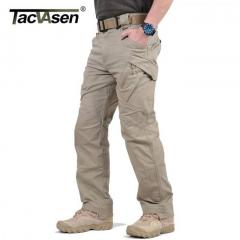 IX9 Men Tactical Multi Pockets Casual Cargo Pants Military SWAT Army Casual Trousers Hike Pants