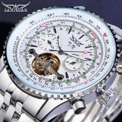 Jaragar Fashion Mens Mechanical Watch Tourbillon Automatic Wristwatch