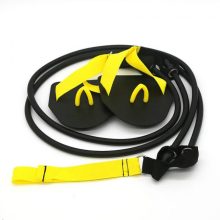 Professional Simulation Swimming Exercise Fitness Resistance Belt Arm Strength Trainer Training Bands With Paddles