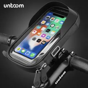 6.4 inch Waterproof Bicycle Phone Holder Stand Motorcycle Handlebar Mount Bag Case