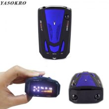 K KA Car Radar Detector Auto 360 Degree Vehicle V7 Speed Voice Alert Alarm Warning 16 Band LED Display