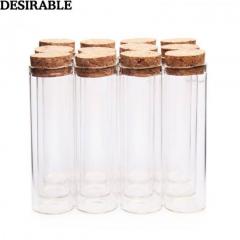 5 unids / set 50 ml de botellas de vidro transparentes ...