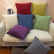 Cushion Case  Cover ; Grey Yellow Purple Red Green Coffee  , Home Decorative Pillow Cover : 45x45cm