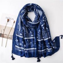 2020 women fashion navy blue ethni