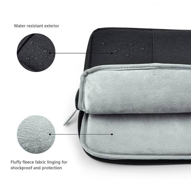 fleece laptop sleeve