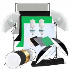 Photography Studio Backdrop Soft Umbrella Lighting NEW Kit 60cm 5 in 1