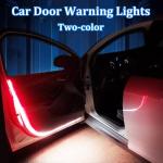 4Pcs Car Door LED Strips Styling Strobe Flashing Light Safety 12V Opening Warning