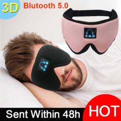 Uyqu uchun minigarnituralar Ko'z maskasi Simsiz Bluetooth v5.0 eshitish vositasi