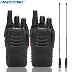 2pcs baofeng bf-888s walkie talkie