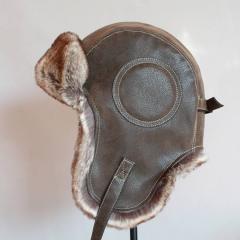 Winter ushanka hat men women’s  pilot aviator bomber trapper hat faux fur leather snow cap with ear flaps