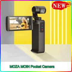 Moza moin pocket camera 3-axis anti-shake 2.45 inch touch screen 4k 1080p wide angle handheld gimbal stabilizer pocket camera