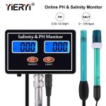 New PH Salinity Monitor 2 in 1 Tester Horticultural Water Qua...